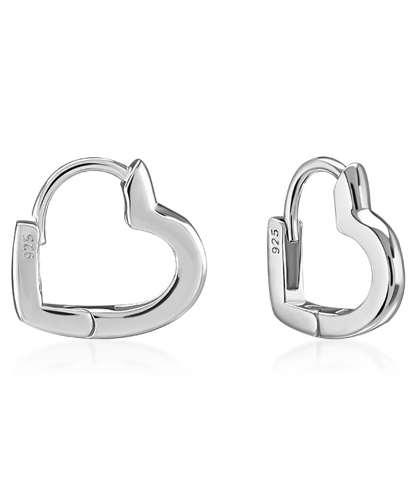 925 Sterling silver hoop.