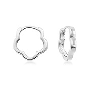 925 Sterling silver hoop.