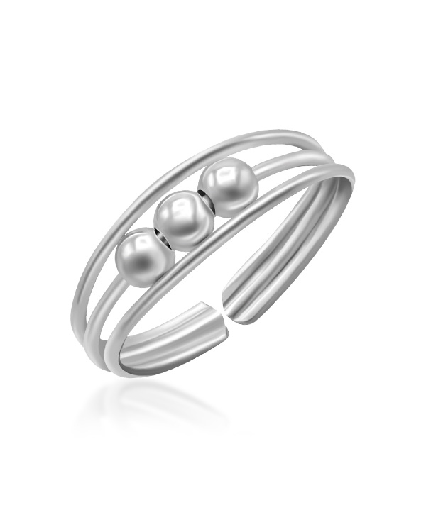 Plain 925 Sterling silver toering.