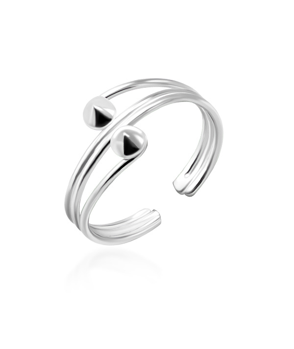 Plain 925 Sterling silver toering.