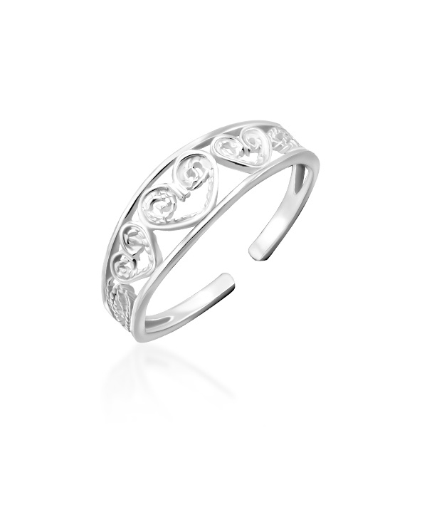 Plain 925 Sterling silver toering.