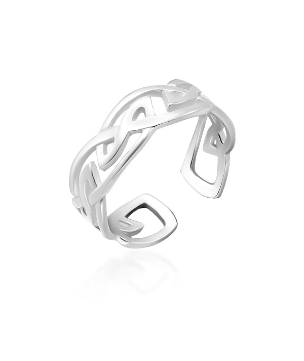 Plain 925 Sterling silver toering.