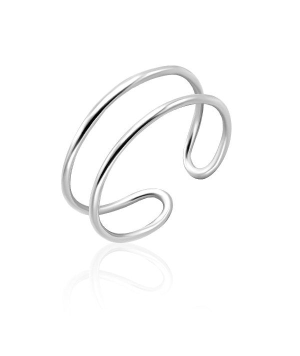 Plain 925 Sterling silver toering.