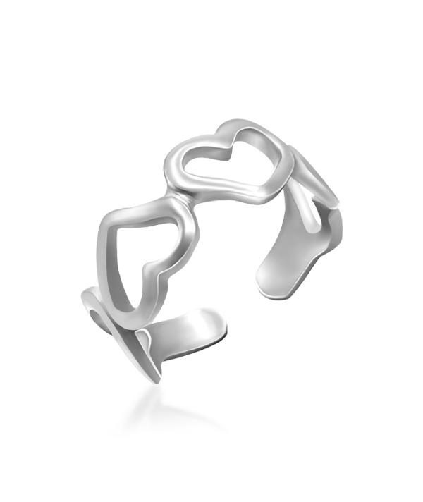 Plain 925 Sterling silver toering.