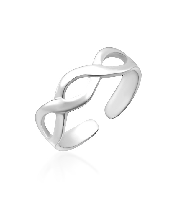 Plain 925 Sterling silver toering.