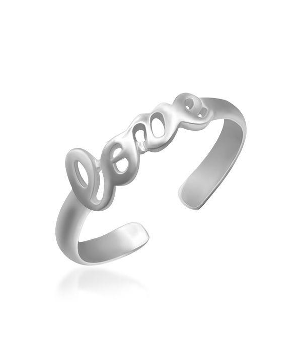Plain 925 Sterling silver toering.
