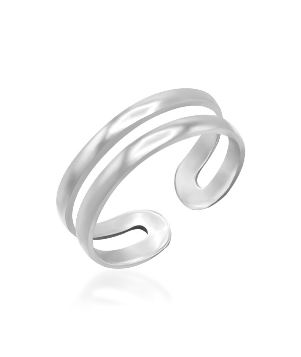 Plain 925 Sterling silver toering.
