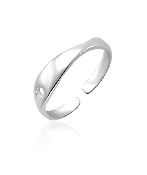 Plain 925 Sterling silver toering.