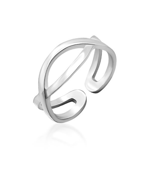 Plain 925 Sterling silver toering.