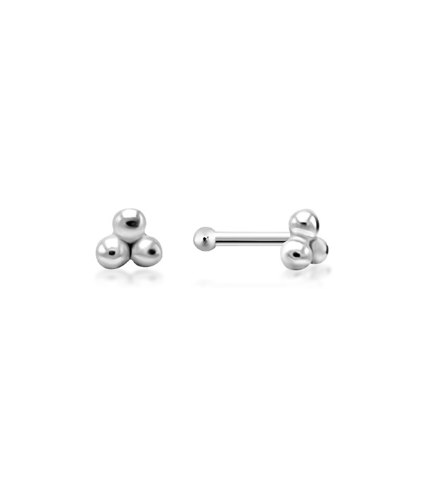925 Sterling silver plain silver.