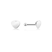 925 Sterling silver plain silver.