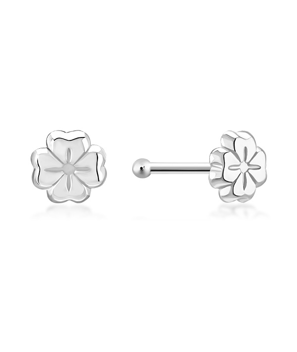 925 Sterling silver plain silver.