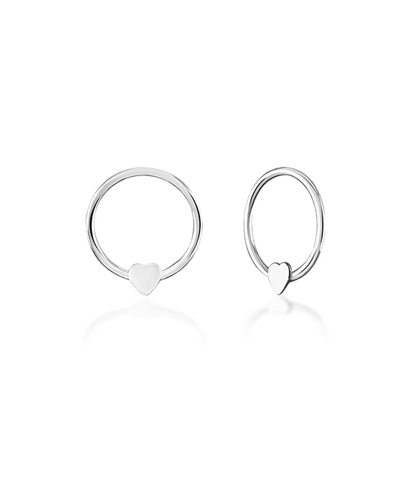 925 Sterling silver nose hoop.