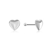 925 Sterling silver plain silver.
