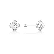 925 Sterling silver plain silver.