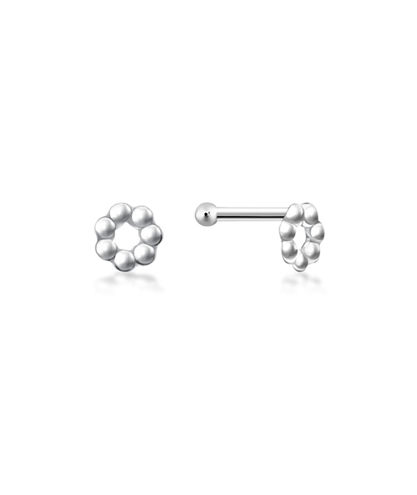 925 Sterling silver plain silver.