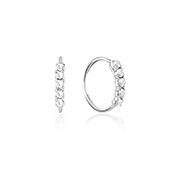 925 Sterling silver nose hoop.