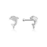 925 Sterling silver plain silver.