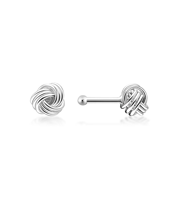 925 Sterling silver plain silver.
