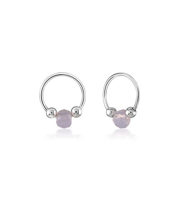 925 Sterling silver nose hoop.