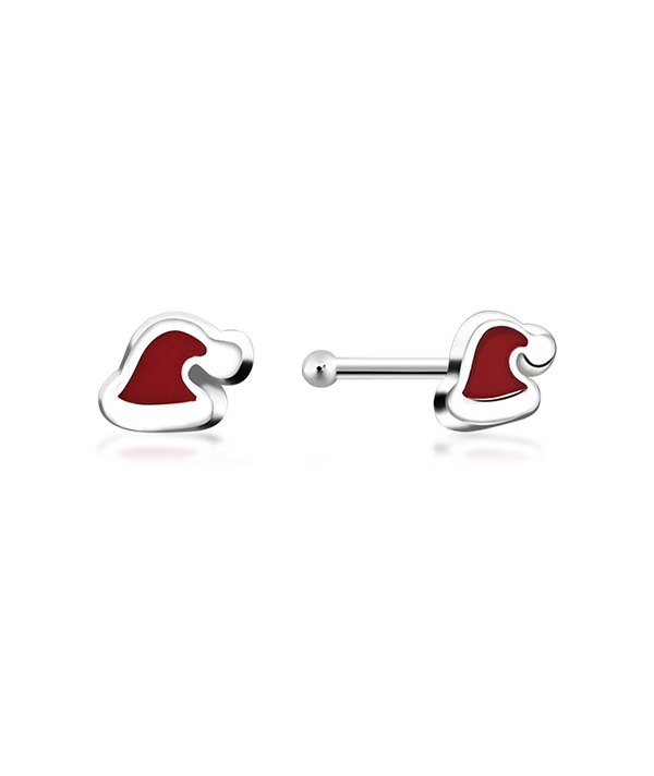 925 Sterling silver with enamel color.