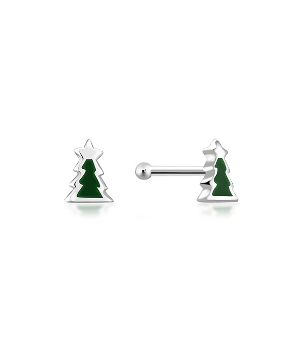 925 Sterling silver with enamel color.
