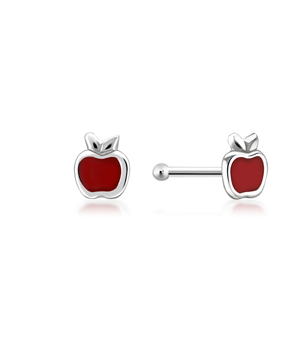 925 Sterling silver with enamel color.