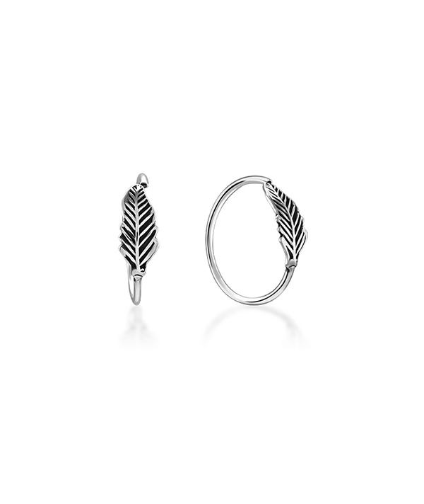 925 Sterling silver nose hoop.