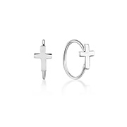 925 Sterling silver nose hoop.