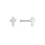 925 Sterling silver plain silver.