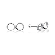 925 Sterling silver plain silver.