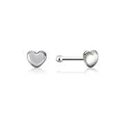925 Sterling silver nose stud with plastic&sticker.
