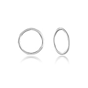 925 Sterling silver nose hoop.