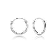 925 Sterling silver nose hoop.