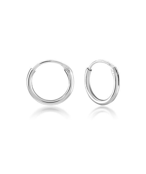 925 Sterling silver nose hoop.