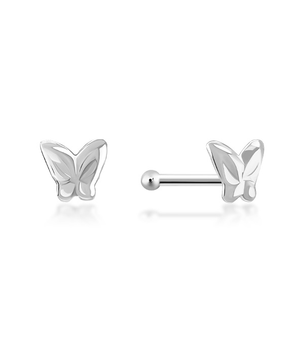 925 Sterling silver plain silver.