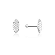 925 Sterling silver plain silver.