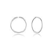 925 Sterling silver nose hoop.