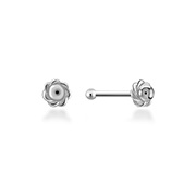 925 Sterling silver plain silver.