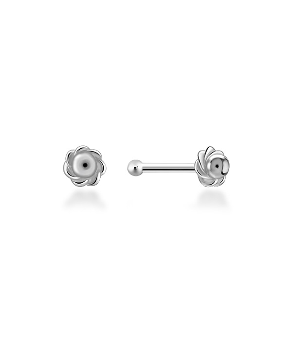 925 Sterling silver plain silver.