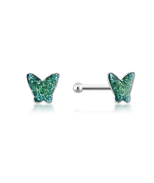 925 Sterling silver with enamel color.