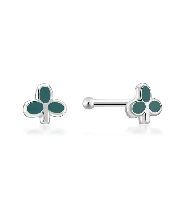 925 Sterling silver with enamel color.