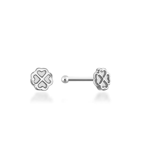 925 Sterling silver plain silver.