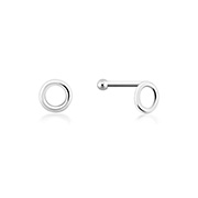 925 Sterling silver plain silver.