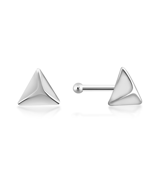 925 Sterling silver plain silver.