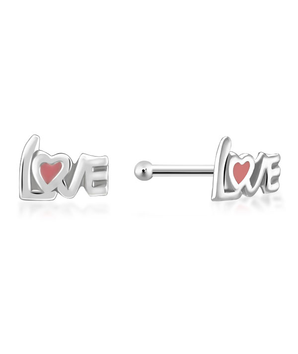 925 Sterling silver with enamel color.