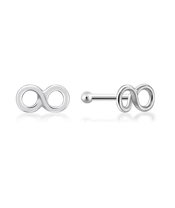 925 Sterling silver plain silver.