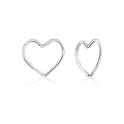 925 Sterling silver nose hoop.