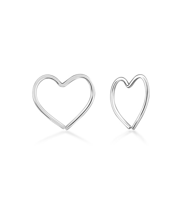 925 Sterling silver nose hoop.