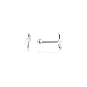 925 Sterling silver plain silver.